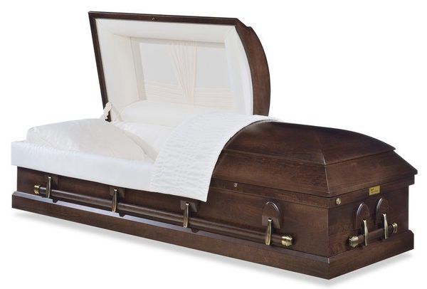 Lenox Walnut Wood Casket